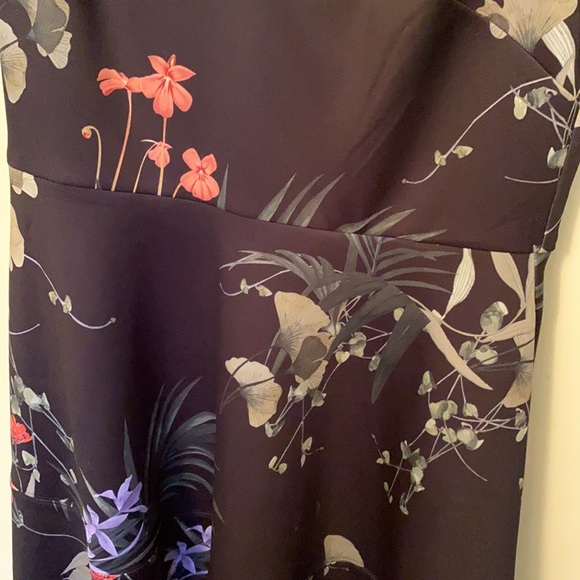 Like new Ted Baker floral fit & flare dress - Picture 2 of 5